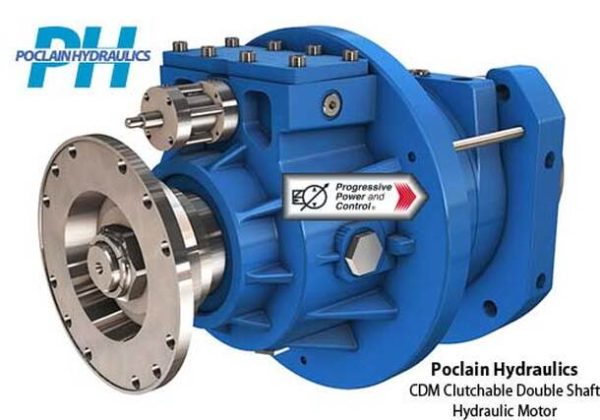 Poclain Hydraulics CDM222 Clutchable Double Shaft Motor