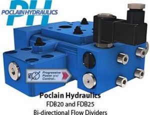 Poclain FDB25 Flow Control Valve - Bi-directional Flow Dividers