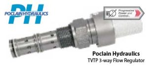 Poclain TVTP-P Flow Control Valve - 3-way Flow Regulator