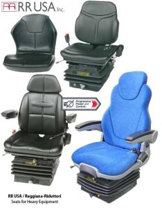 RRUSA Seats for Heavy Equipment