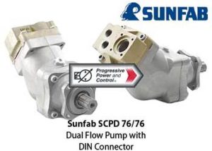 Sunfab SCPD 76/76 Dual Flow Pump with DIN Connection