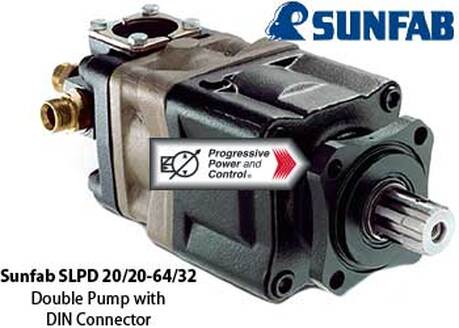 Sunfab SLPD 20/20-64/32 DIN Double Pump