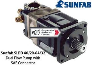 Sunfab SLPD 40/20-64/32 Double Pump with SAE Connector