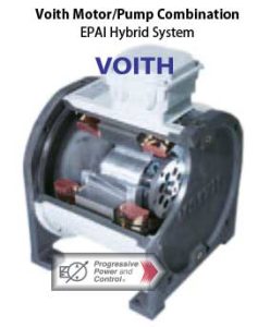 Voith EPAI Hybrid System Motor & Pump Combination