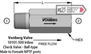 Vonberg 10101-500 Check Valve