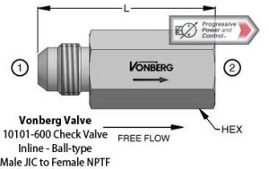 Vonberg 10101-600 Check Valve
