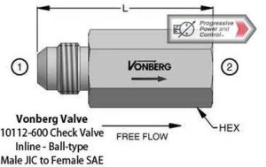 Vonberg 10112-600 Check Valve