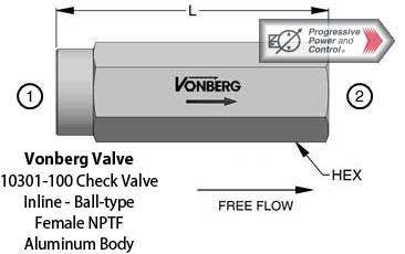 Vonberg 10301-100 Check Valve
