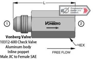 Vonberg 10312-600 Check Valve