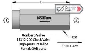 Vonberg 15312-200 Check Valve