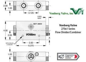 Vonberg 270x1 Series - Inline Flow Dividers & Combiners​