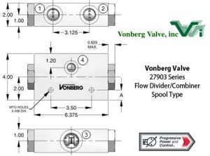 Vonberg 27903 Series - Inline Flow Dividers & Combiner
