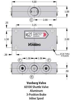 Vonberg 60100 Shuttle Valve