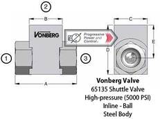 Vonberg 65135 Shuttle Valve
