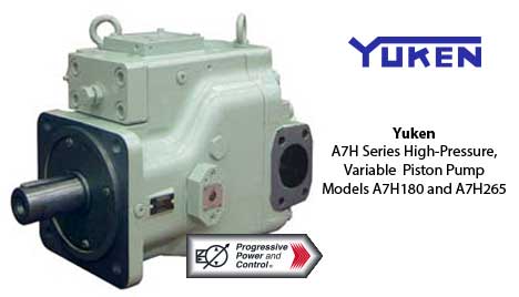 Yuken A7H Variable, High-pressure Piston Pumps