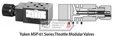 Yuken MSP-01 Throttle Modular Valve