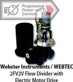 Flow Divider with Electric Motor Drive - model 2FV2V