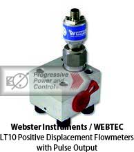 WEBTEC LT10 Positive Displacement Flowmeters with Pulse Output