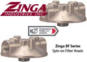Zinga BF Series Spin-on Filter Heads