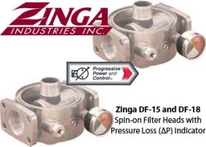 Zinga Filters DF-15 and DF-18 Over/Under Spin-on Heads