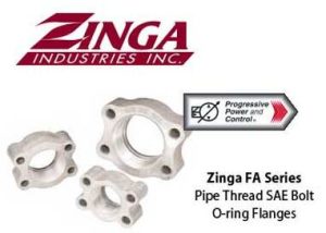 Zinga FA Series Pipe Thread SAE Bolt O-ring Flanges