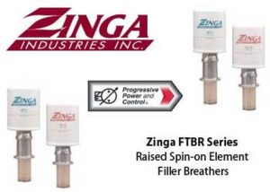 Zinga FTBR Raised Filler Breathers with Spin-on Elements