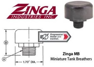 Zinga MB Miniature Tank Breathers