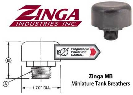 Zinga MB Miniature Tank Breathers