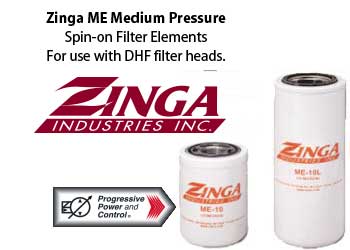 Zinga ME Medium Pressure Spin-on Filter Elements