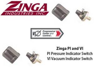 Zinga PI Pressure Indicator Switches and VI Vacuum Indicator Switches