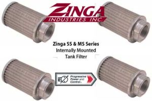 Zinga SS & MS Internally Mounted Tank Filters (Strainers)