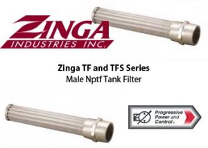 Zinga TF and TFS Male NPTF Tank Filter (Strainer)