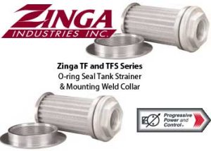 Zinga TF & TFS O-ring Seal Tank Strainer & Mounting Weld Collar (Strainer)