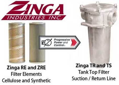 Zinga TR and TS Tank Top Filters for Suction / Return Line