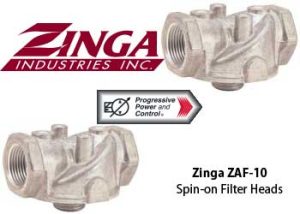 Zinga ZAF-10 and ZAF-13 Spin-on Filter Heads